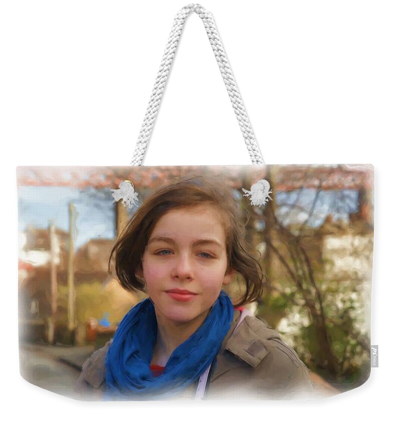 Portrait Weekender Tote Bag featuring the photograph Spring Wind of Change by Elena Perelman
