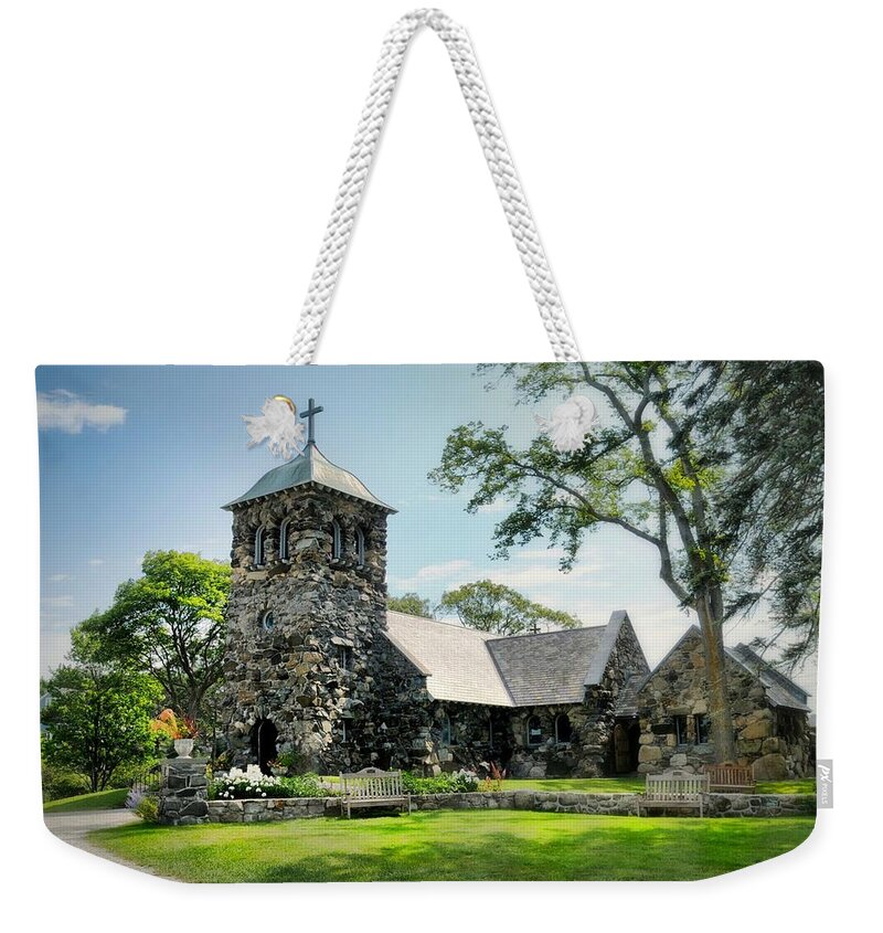Church Weekender Tote Bag featuring the photograph St. Ann's Episcopal Church by Diana Angstadt