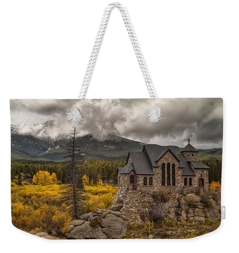 Church Weekender Tote Bag featuring the photograph St. Catherine of Siena Chapel by Erika Fawcett