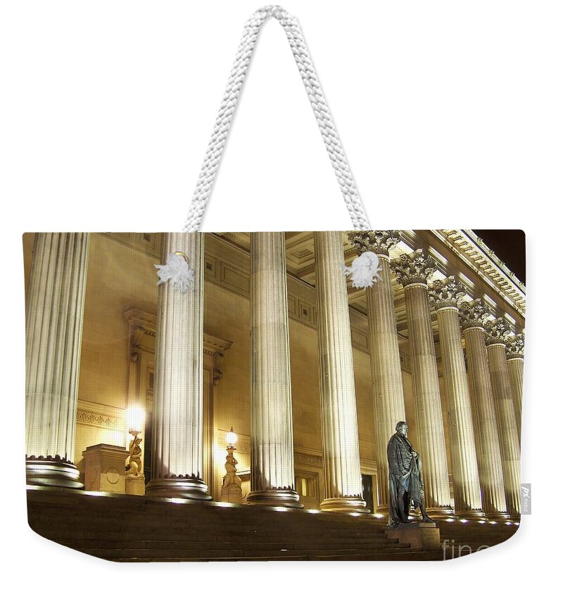 St Weekender Tote Bag featuring the photograph St. Georges Hall Liverpool UK by Steve Kearns