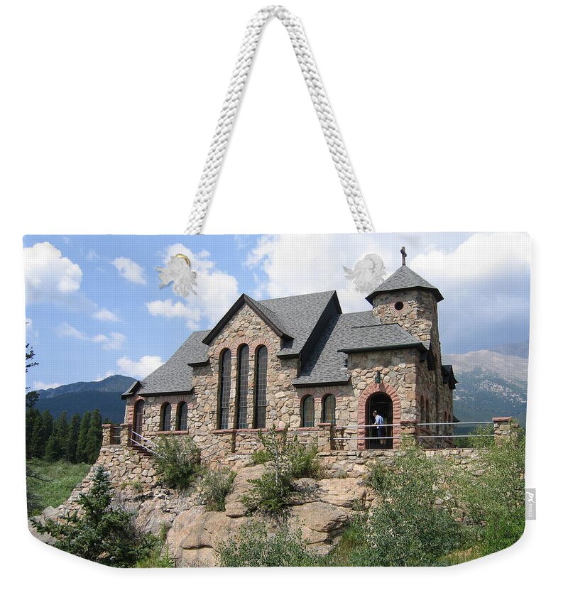 St. Malo Church Weekender Tote Bag featuring the photograph St. Malo Church by Suzanne Theis