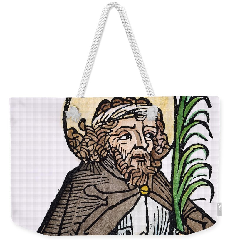 3rd Century Weekender Tote Bag featuring the photograph ST. VALENTINE (3rd CENTURY) by Granger