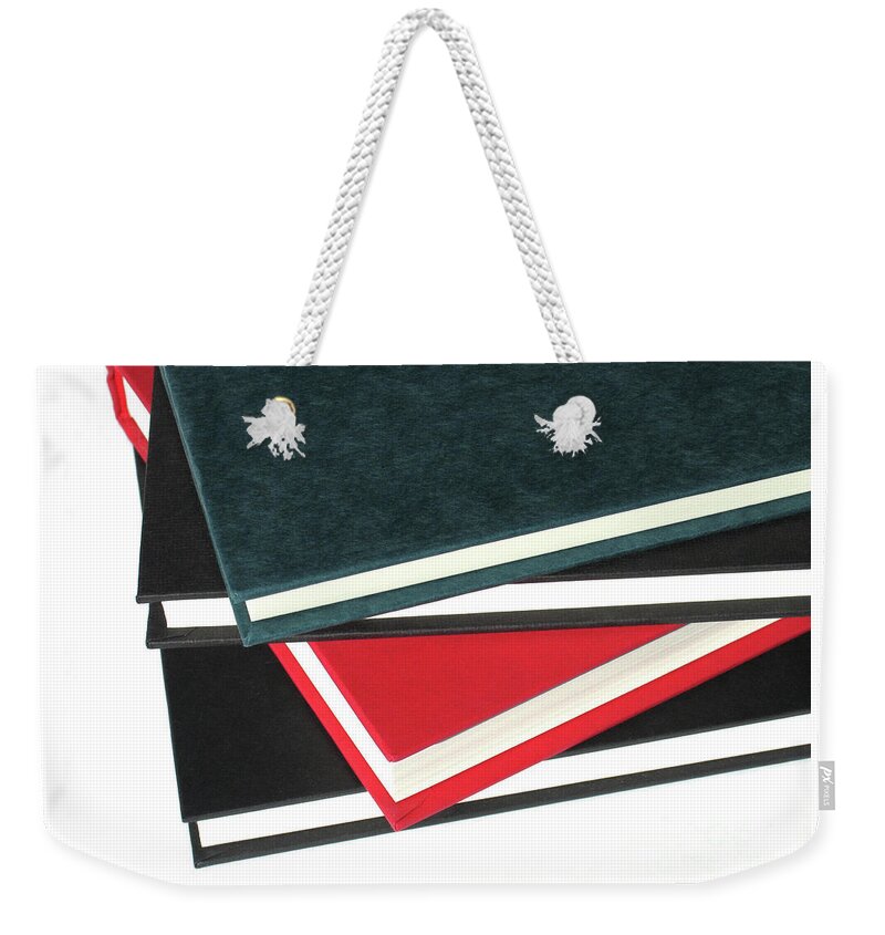 Abstract Weekender Tote Bag featuring the photograph Readers Needed by Ann Horn