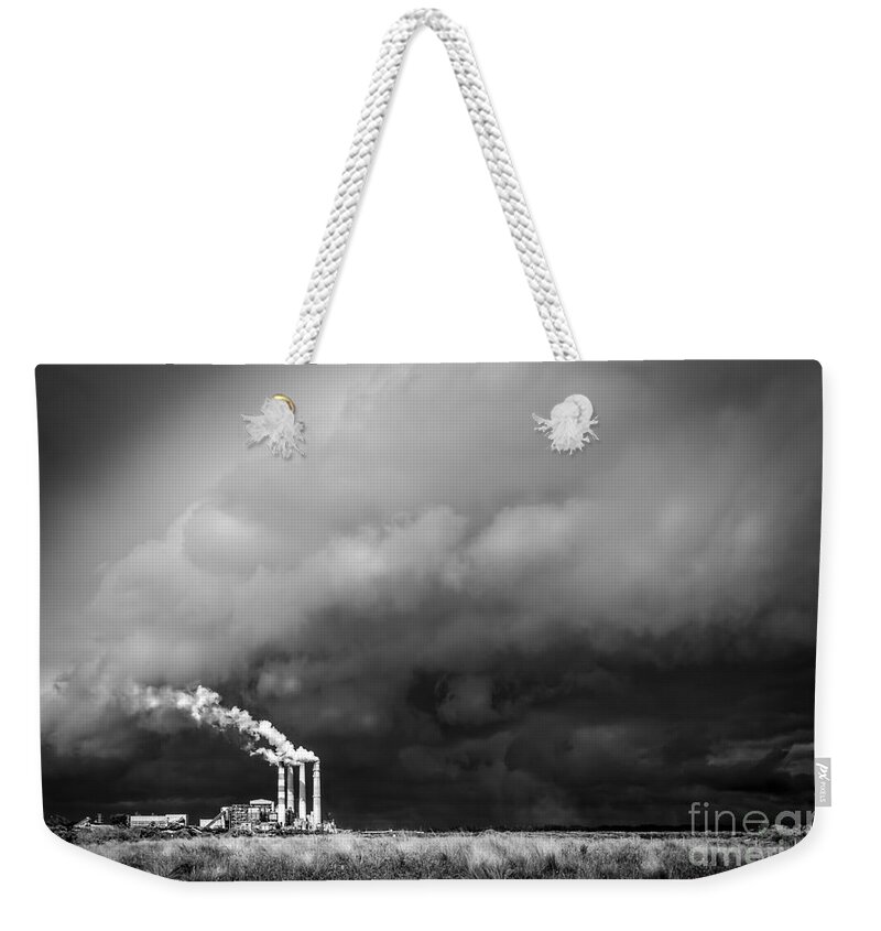 Stacks In The Clouds Weekender Tote Bag featuring the photograph Stacks in the Clouds by Marvin Spates