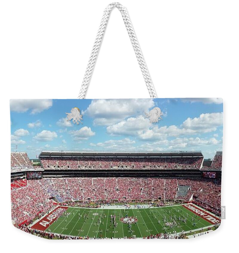 Gameday Weekender Tote Bag featuring the photograph Stadium Panorama View by Kenny Glover