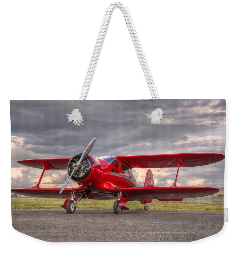 Staggerwing Weekender Tote Bag featuring the photograph Staggerwing by Jeff Cook