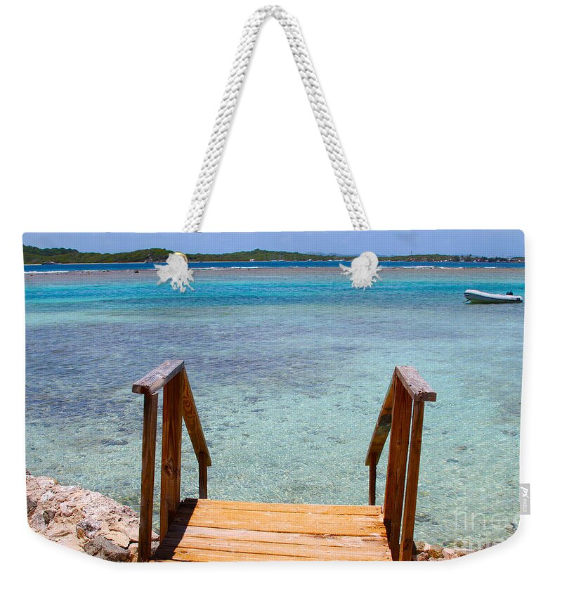 Baths Weekender Tote Bag featuring the photograph Stairway to Heaven by Carey Chen