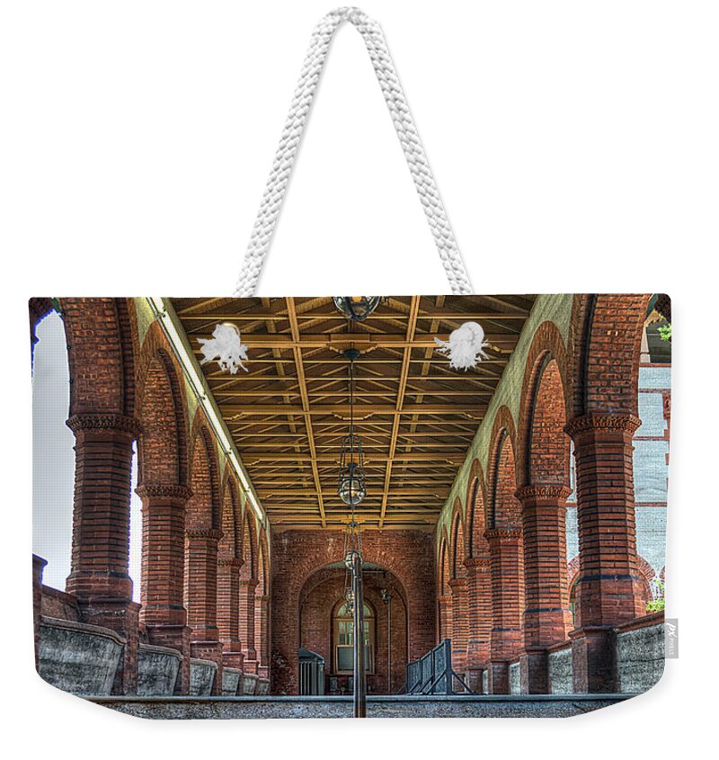 Flagler Weekender Tote Bag featuring the photograph Stairway to history by David Hart