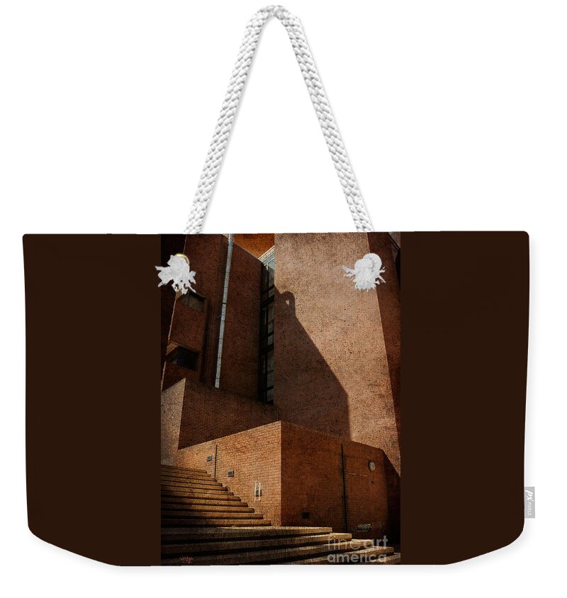 Stairs Weekender Tote Bag featuring the photograph Stairway to Nowhere by Lois Bryan