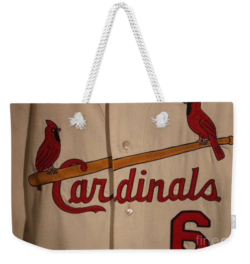 Stan Musial Weekender Tote Bag featuring the photograph Stan by David Rucker