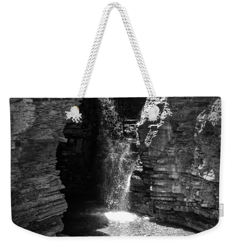 Landscape Weekender Tote Bag featuring the photograph Steady flow by Rob Dietrich