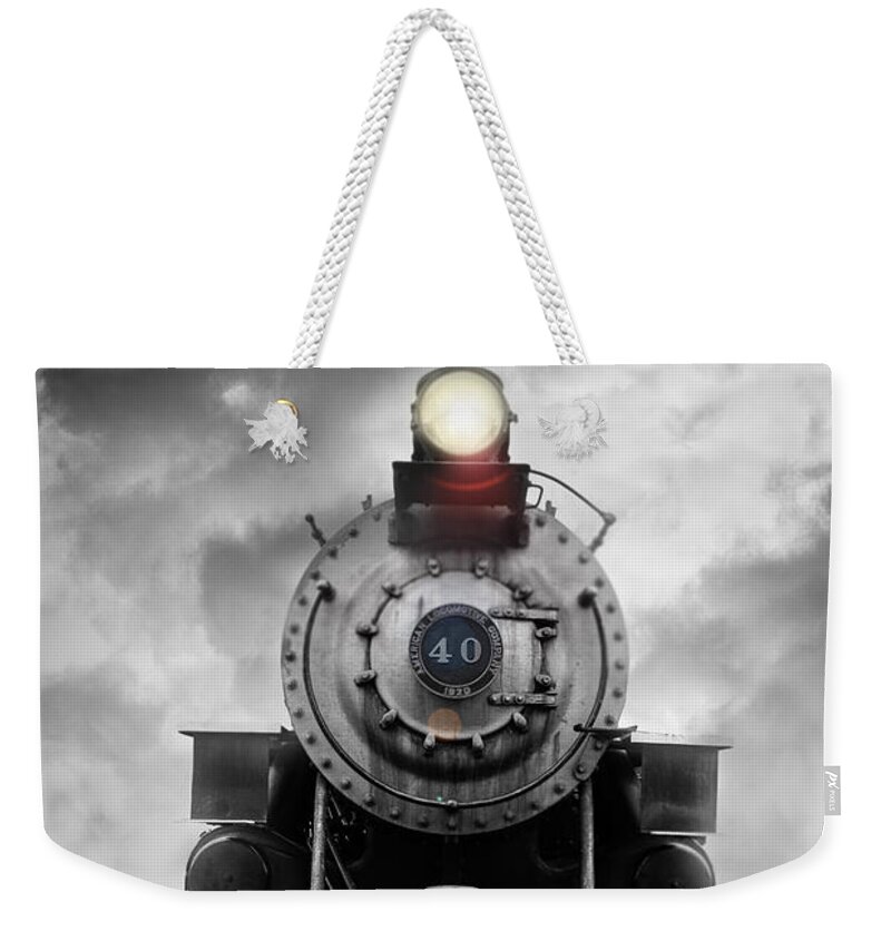 Essex. Train Weekender Tote Bag featuring the photograph Steam Train Dream by Edward Fielding