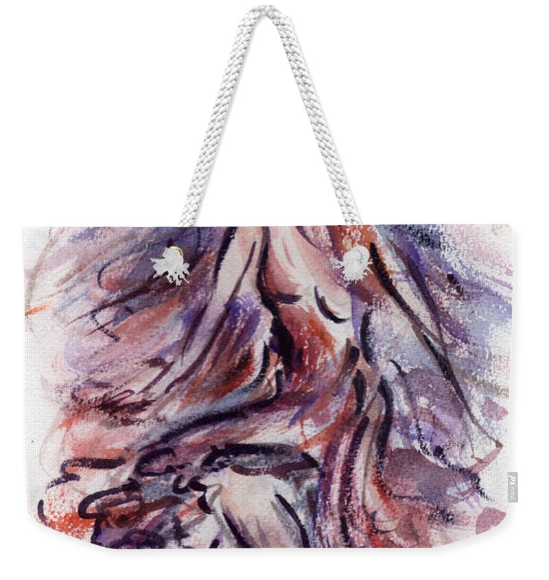 Dancing Weekender Tote Bag featuring the painting Still Dancing by William Russell Nowicki