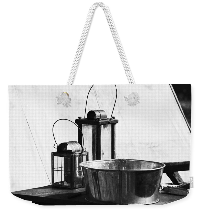 Black And White Weekender Tote Bag featuring the photograph Still Life by Kae Cheatham