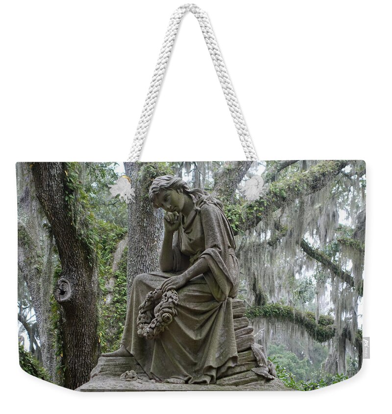 Savannah Weekender Tote Bag featuring the photograph Stillness in Savannah by Julia Wilcox