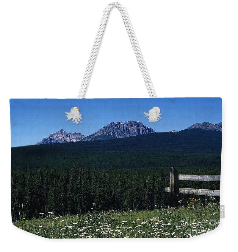 Storm Weekender Tote Bag featuring the photograph Storm Mountain by Sharon Elliott
