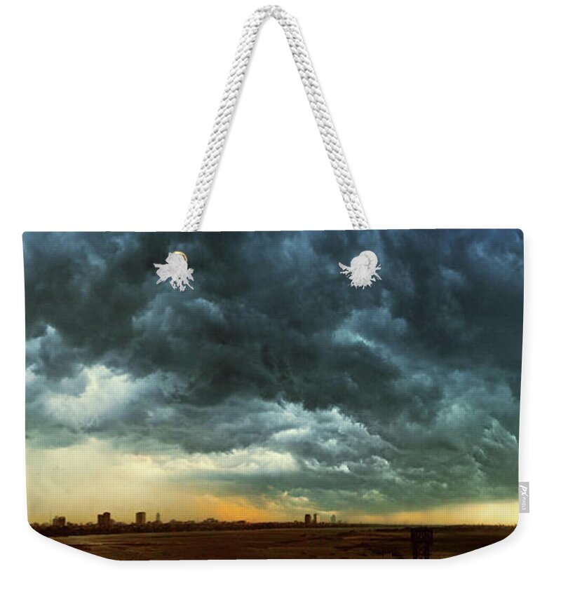 Scenics Weekender Tote Bag featuring the photograph Storm On Earth by Vietnam