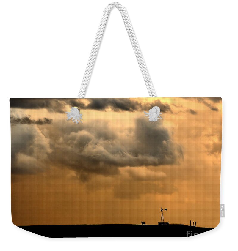 Nature Weekender Tote Bag featuring the photograph Storm's a Brewing by Steven Reed