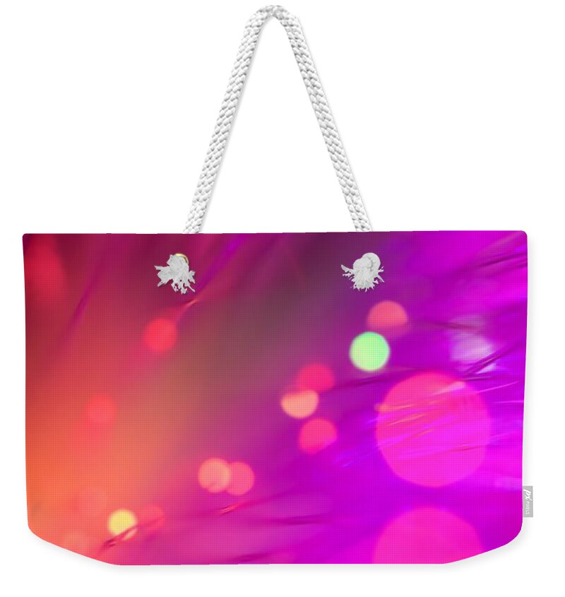 Abstract Weekender Tote Bag featuring the photograph Strange Condition by Dazzle Zazz