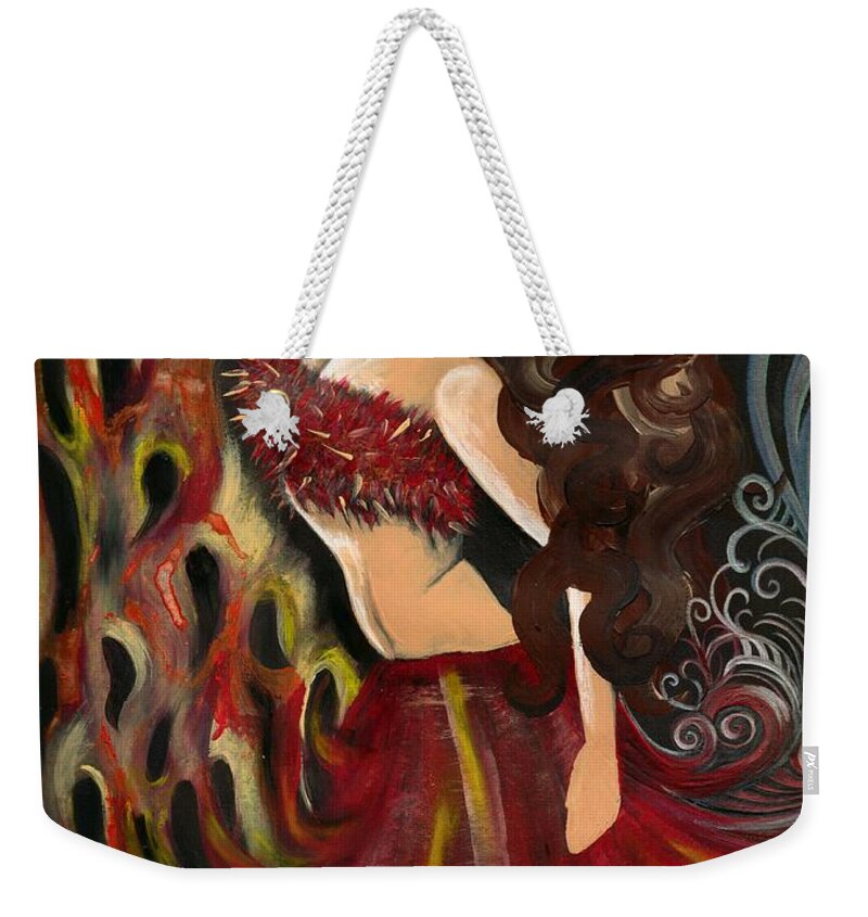 Sexy Weekender Tote Bag featuring the photograph Strong Femininity by Artist RiA