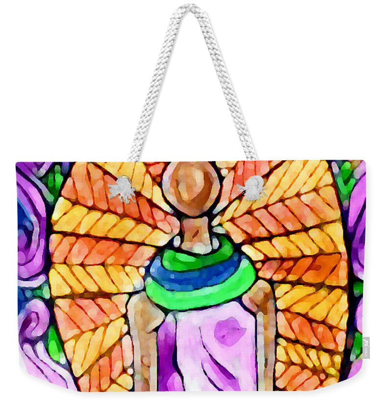 Mother Earth Weekender Tote Bag featuring the drawing Study to Mother Earth by Madalena Lobao-Tello