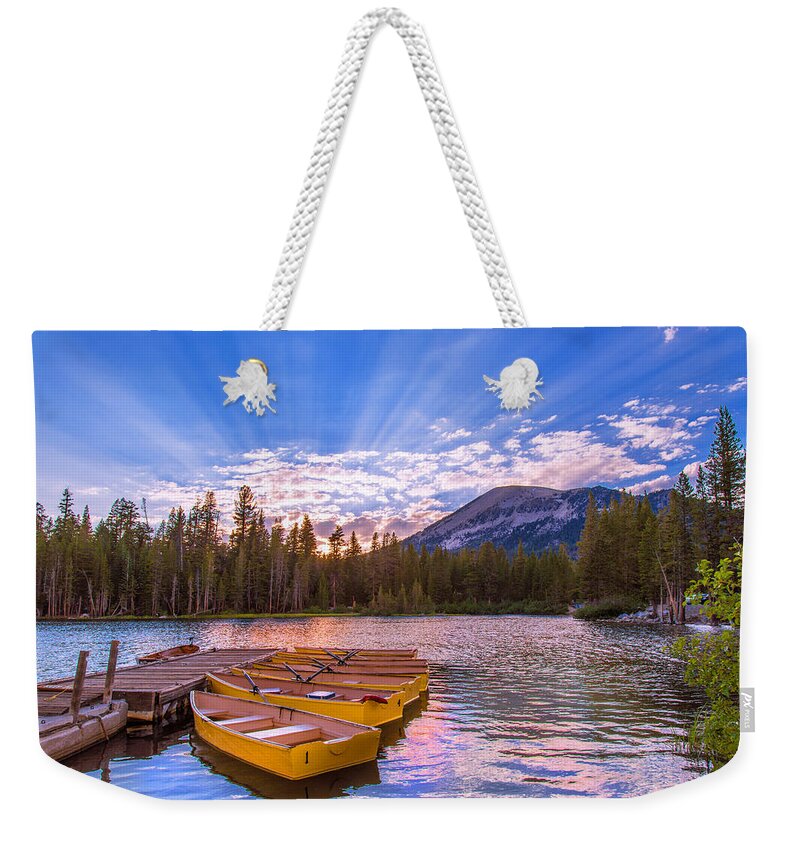Summer Weekender Tote Bag featuring the photograph Summer Glory by Lynn Bauer