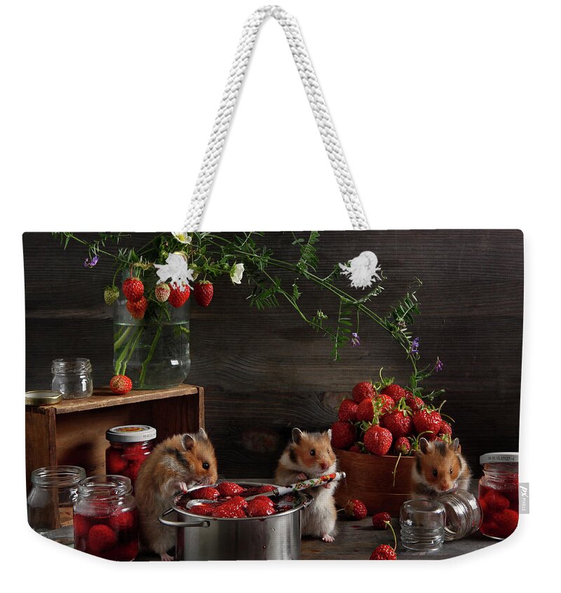 Animal Themes Weekender Tote Bag featuring the photograph Summer Sill Life by I Love It When You Smile