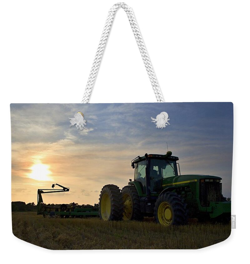 Ag Weekender Tote Bag featuring the photograph Sun Beans by David Zarecor