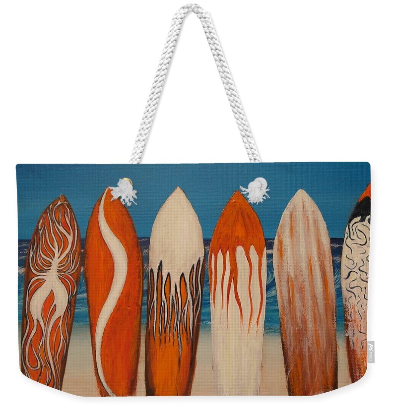 Art Weekender Tote Bag featuring the painting Sun Kissed by Wayne Cantrell