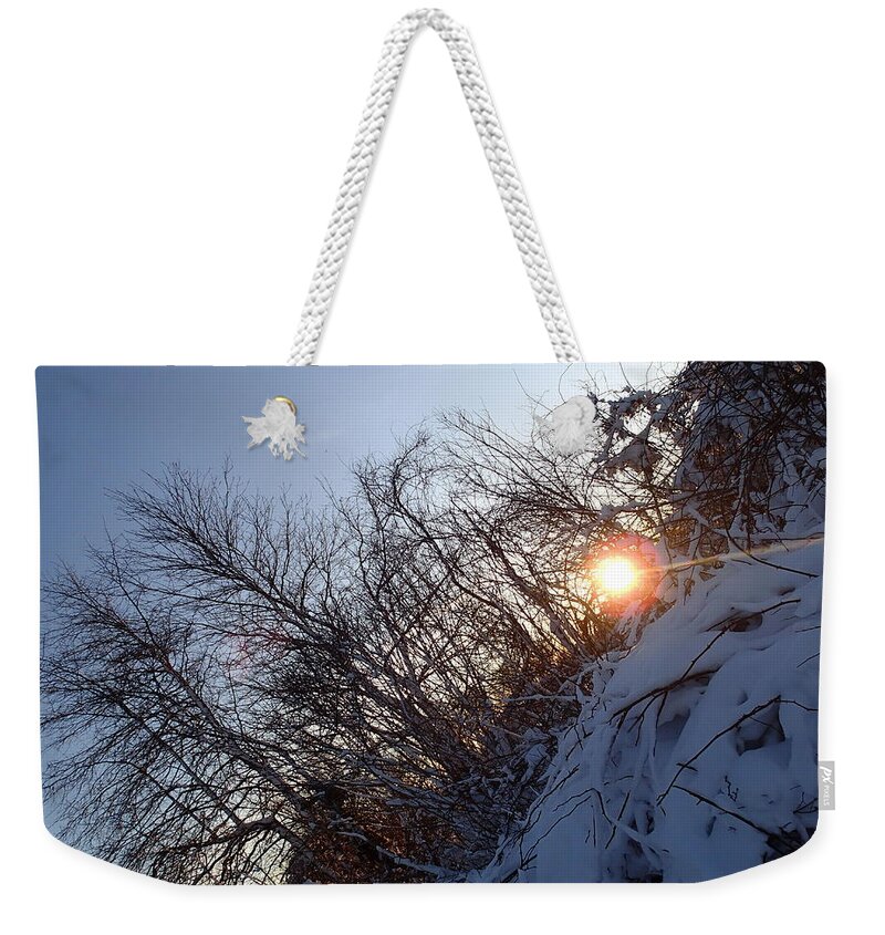 Nature Weekender Tote Bag featuring the photograph Sunbeam by Robert Nickologianis