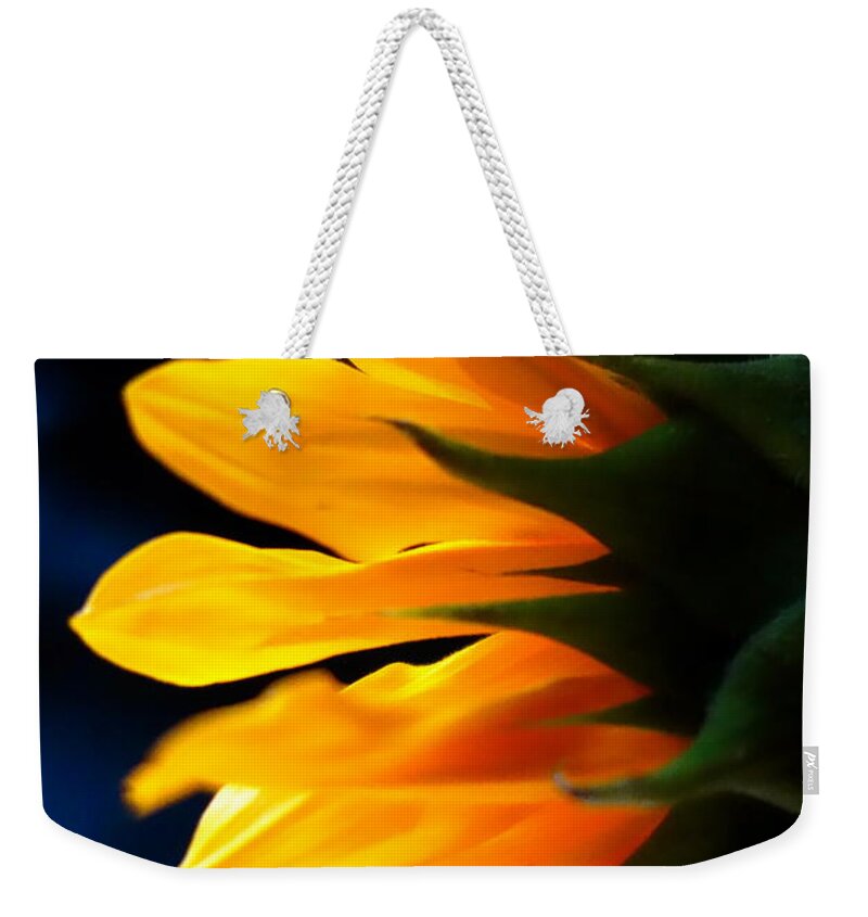 Flower Weekender Tote Bag featuring the photograph Sunflower 2 by Jacqueline Athmann