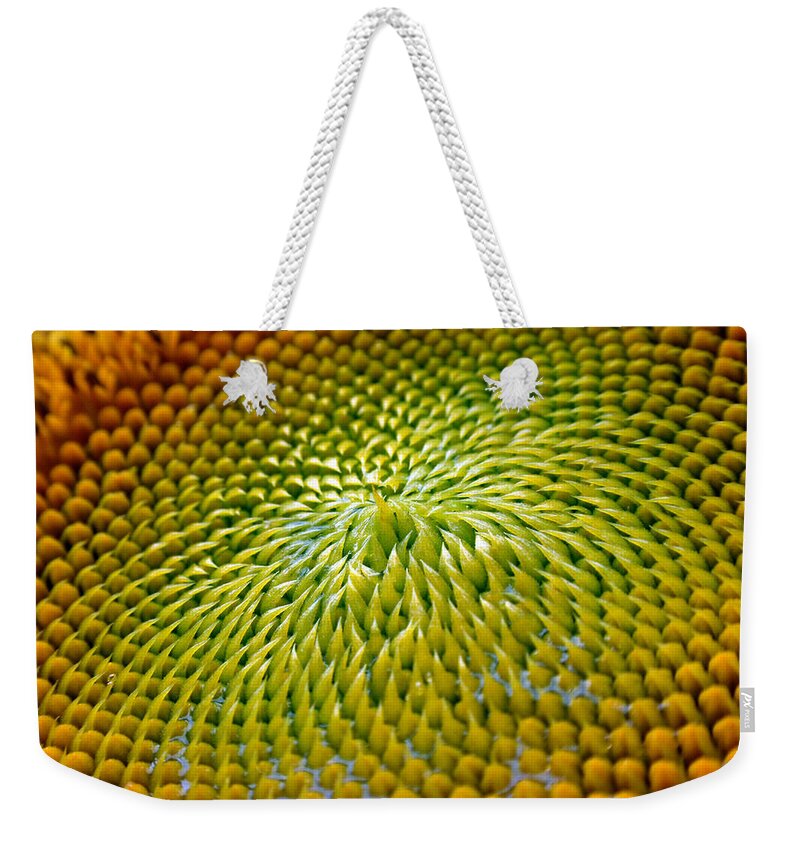 Sunflower Weekender Tote Bag featuring the photograph Sunflower by Christina Rollo