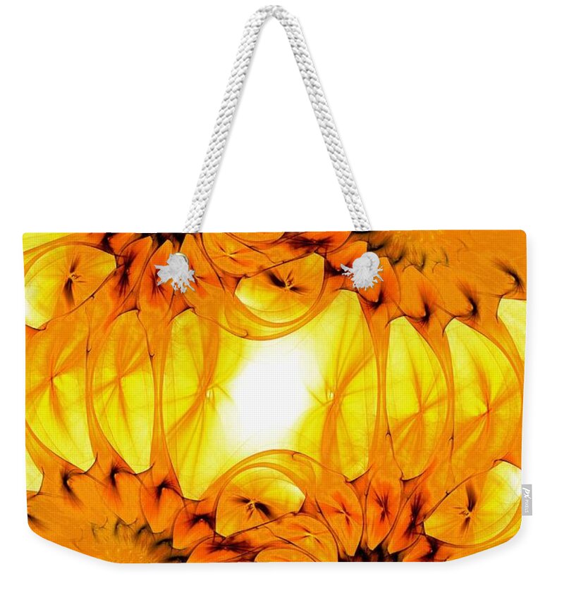 Malakhova Weekender Tote Bag featuring the digital art Sunflowers by Anastasiya Malakhova