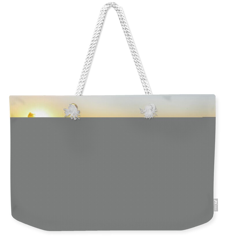 Sunrise Weekender Tote Bag featuring the photograph Sunrise At Dona Marta, Rio De Janeiro by Matthew Payne