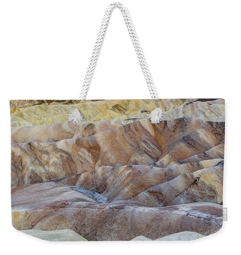 Arid Weekender Tote Bag featuring the photograph Sunrise in Death Valley by Juli Scalzi