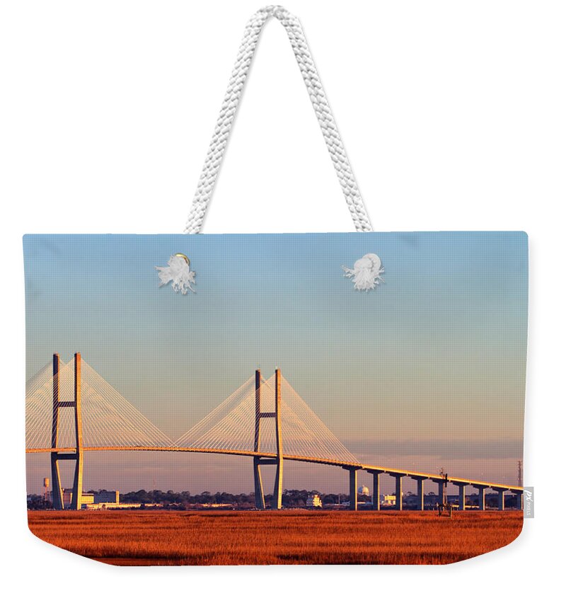 Sunrise Weekender Tote Bag featuring the photograph Sunrise on Sydney by Farol Tomson