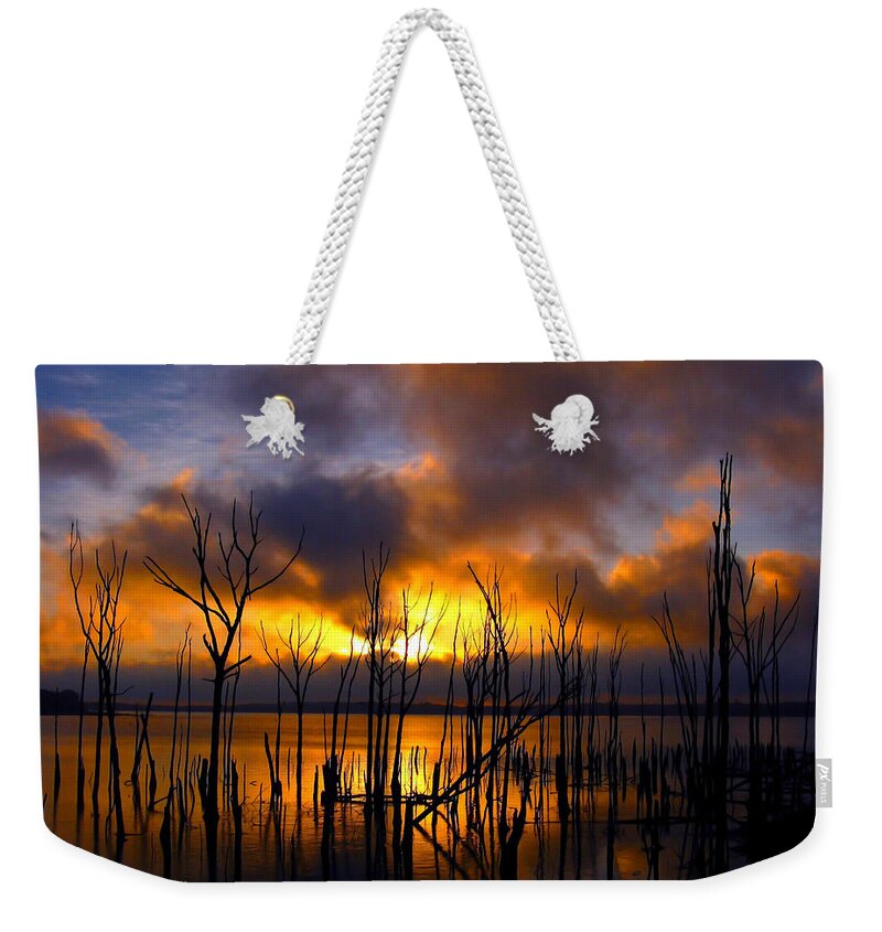 Sunrise Weekender Tote Bag featuring the photograph Sunrise by Raymond Salani III