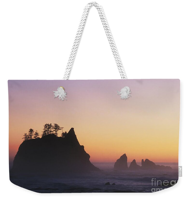 Nature Weekender Tote Bag featuring the photograph Sunset At Point Of The Arches by David Davis