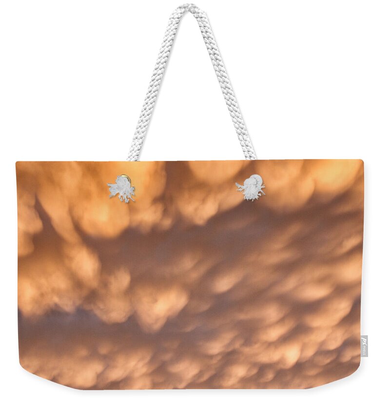 Sunset Weekender Tote Bag featuring the photograph Sunset Pillows by William Selander