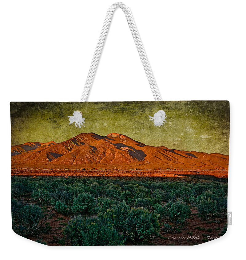 Santa Weekender Tote Bag featuring the photograph Sunset V by Charles Muhle
