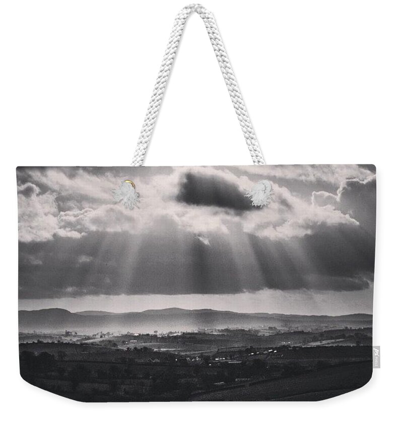 Beautiful Weekender Tote Bag featuring the photograph Sunstream by Aleck Cartwright