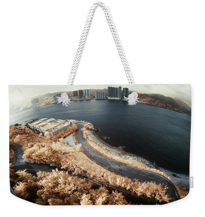Tranquility Weekender Tote Bag featuring the photograph Surreal City Skyline In Dream by D3sign