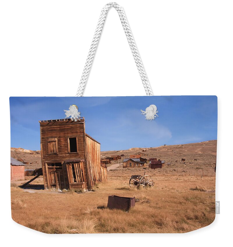 Bodie Ghost Town Weekender Tote Bag featuring the photograph Swazey Hotel Bodie Ghost Town by Sue Leonard