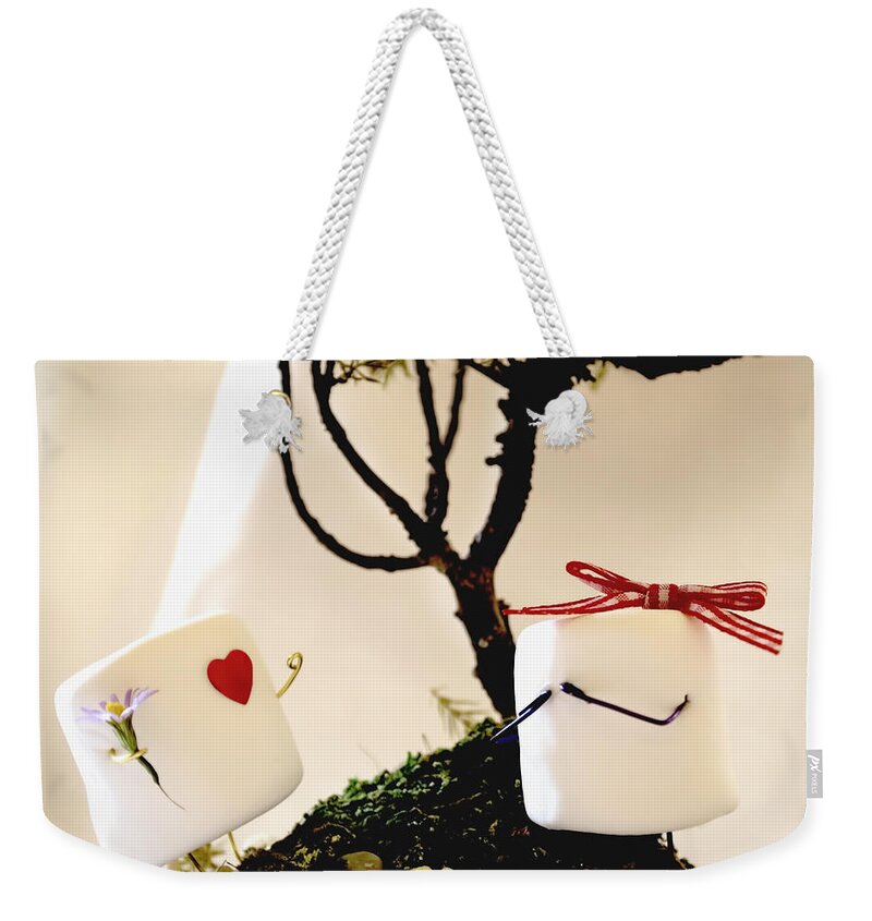 Valentine Weekender Tote Bag featuring the photograph Sweet Surprise by Heather Applegate