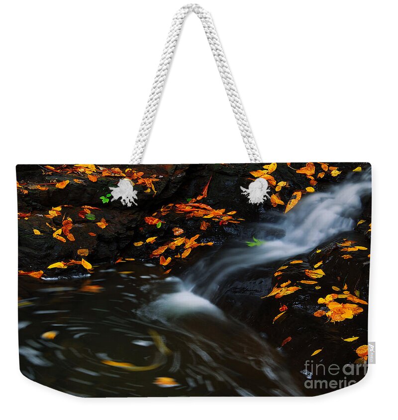 Water Weekender Tote Bag featuring the photograph Swirls by Melissa Petrey