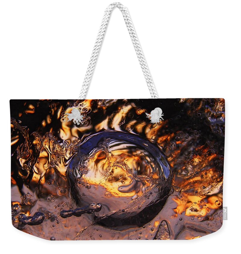 Whirl Weekender Tote Bag featuring the photograph Swirly Gateway by Sami Tiainen
