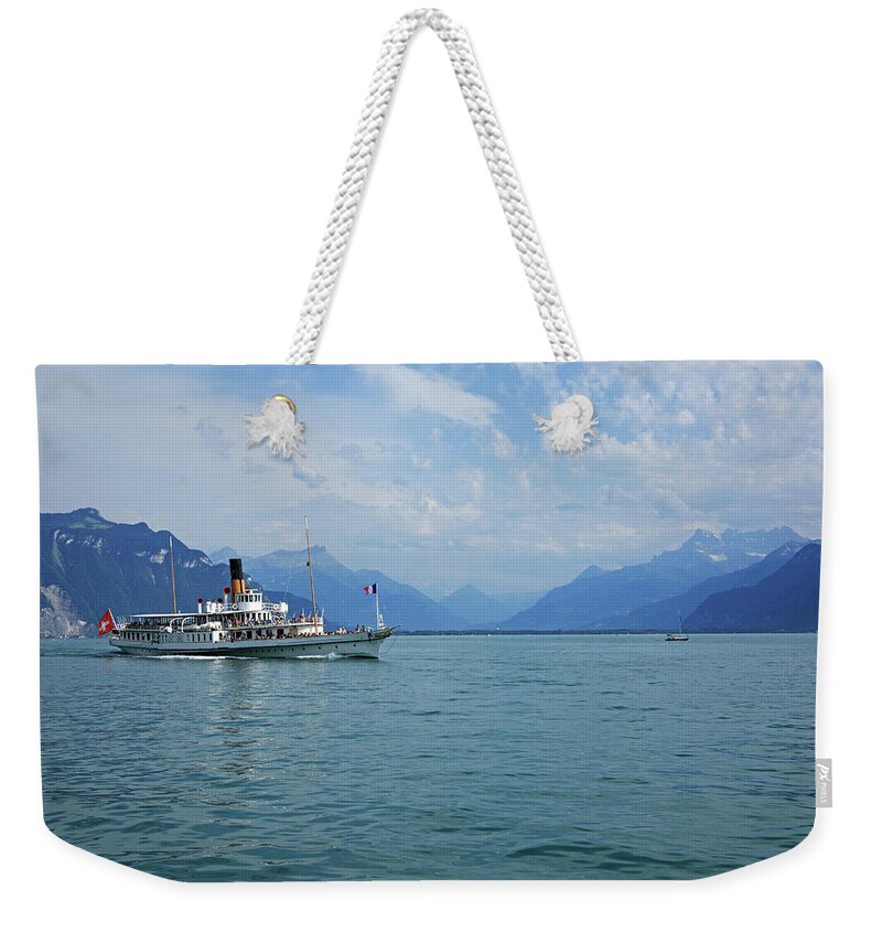 Scenics Weekender Tote Bag featuring the photograph Switzerland, Lake Genève by Hiroshi Higuchi