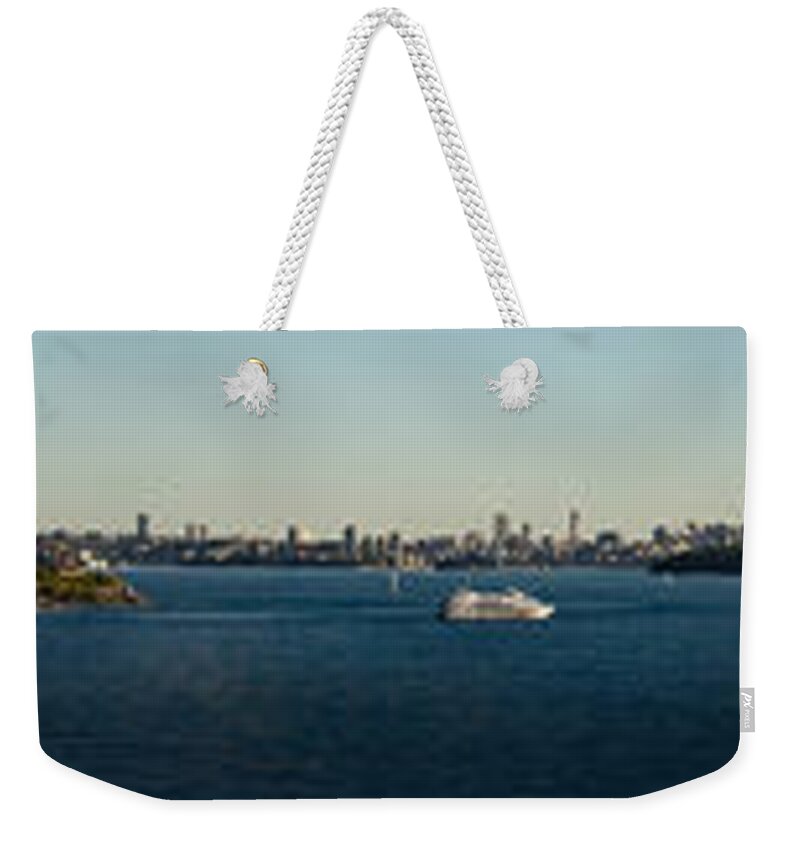 Sydney Weekender Tote Bag featuring the photograph Sydney panorama by Miroslava Jurcik