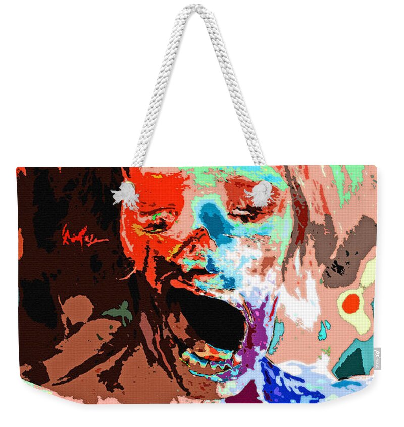 Sylvia Weekender Tote Bag featuring the photograph Sylvia by Gwyn Newcombe
