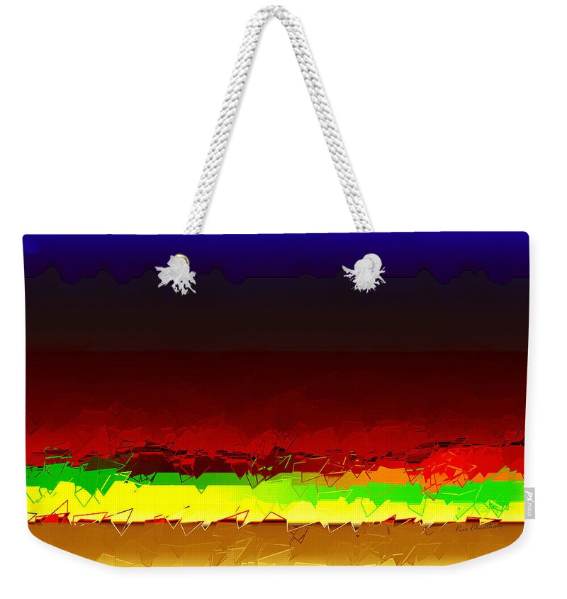 Digital Painting Weekender Tote Bag featuring the digital art System Failure After the Fall by Kae Cheatham